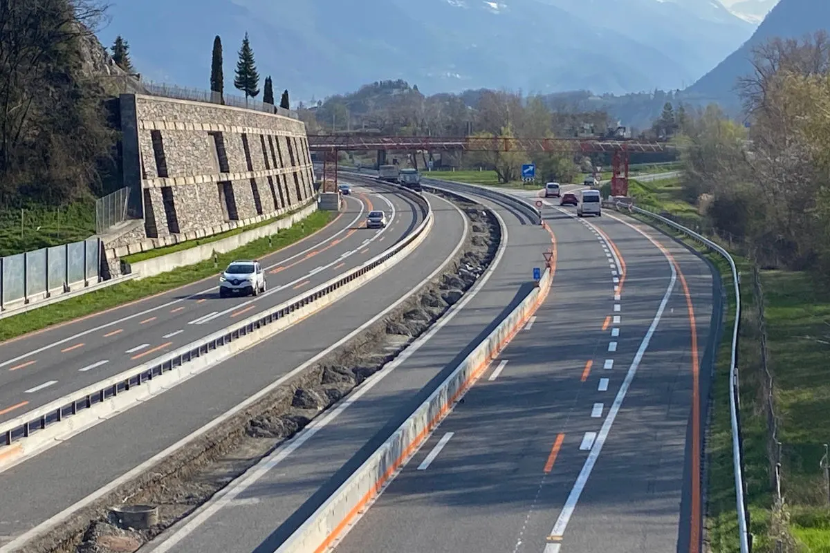 Sion – Sierre VS – Nachtsperrung auf A9 wegen Signalmontage