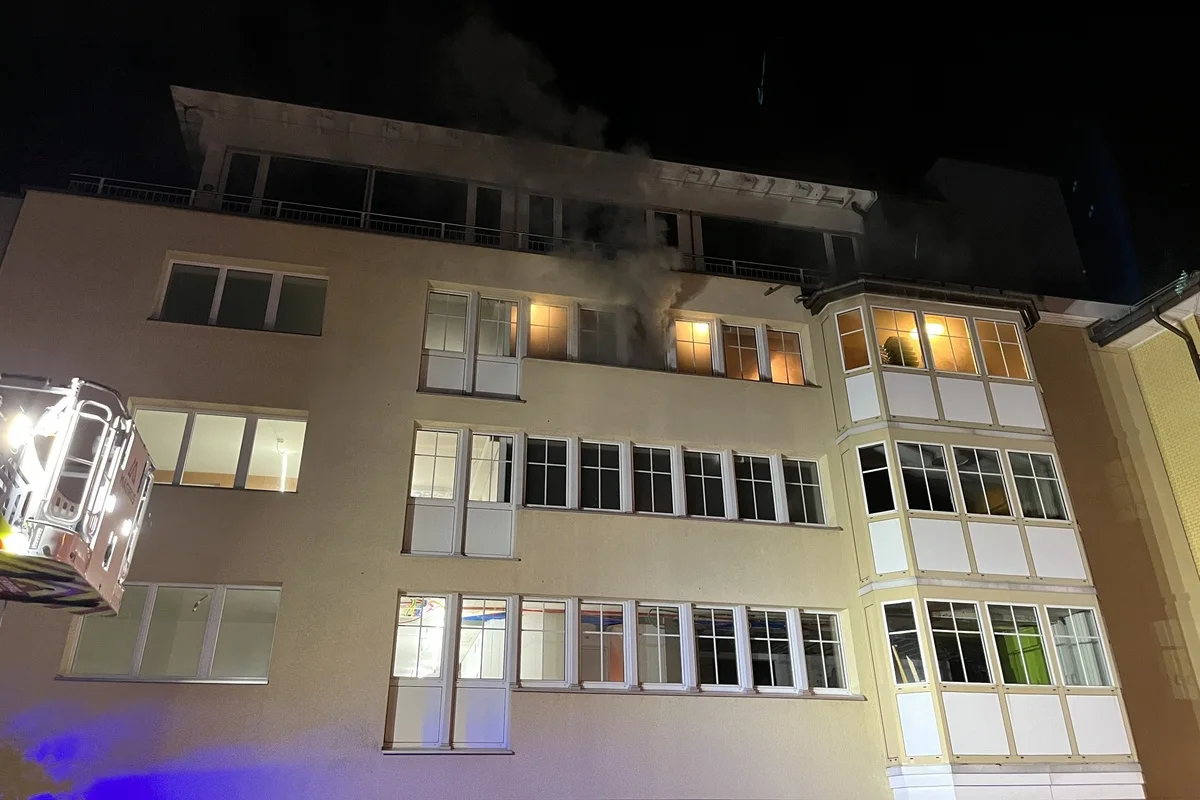 Gossau SG - Brandausbruch in einem Altersheim 