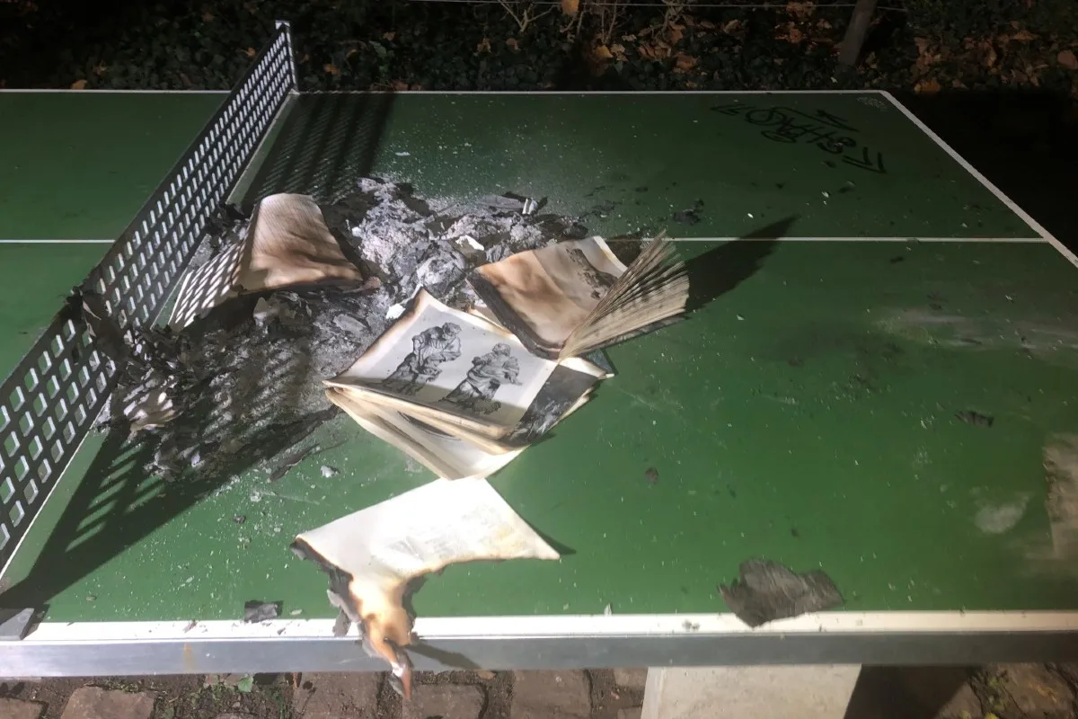 Brandstiftung in Schaffhausen - Tischtennistisch in Parkanlage in Brand gesetzt