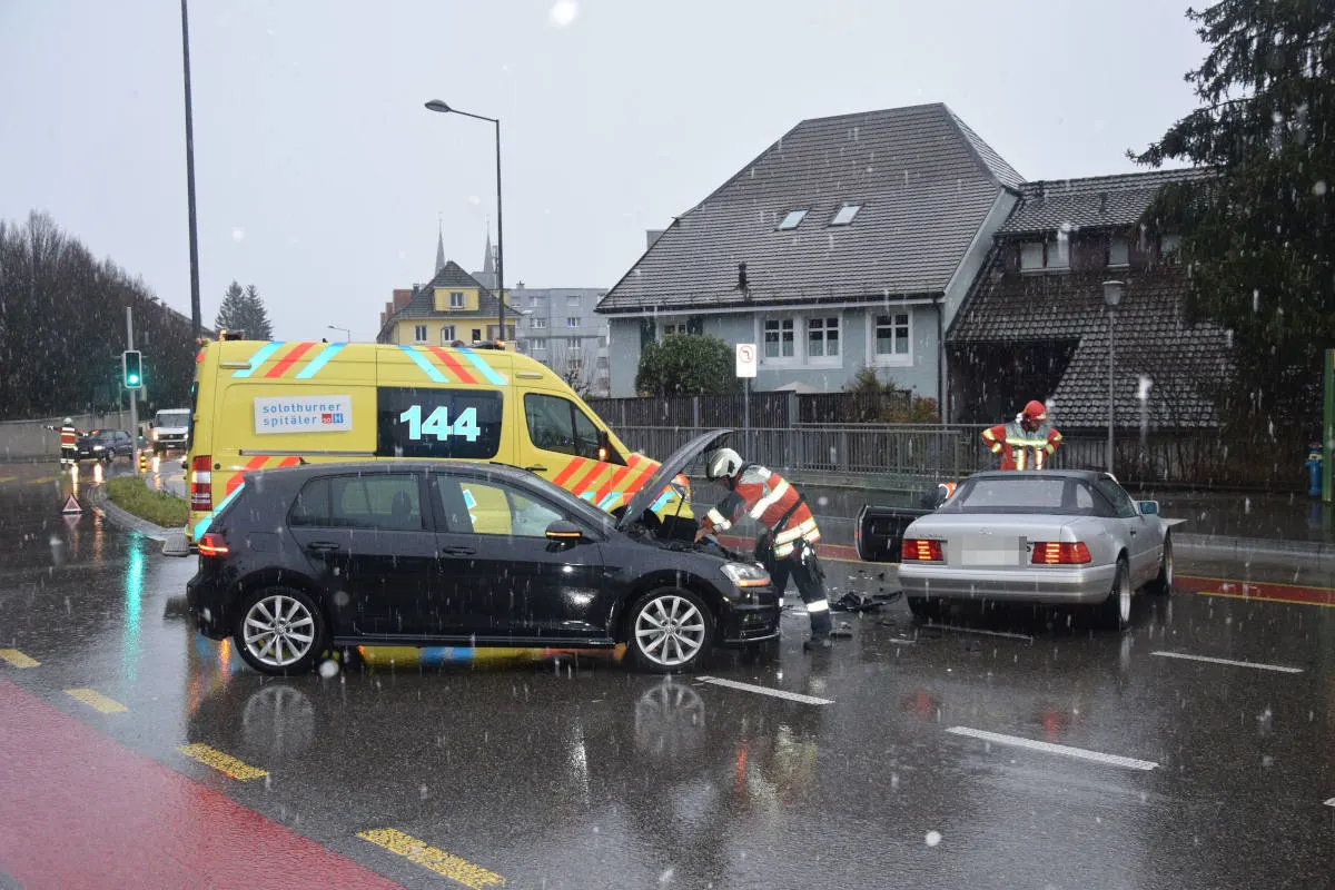 Olten SO – Zwei Personen bei Verkehrsunfall verletzt