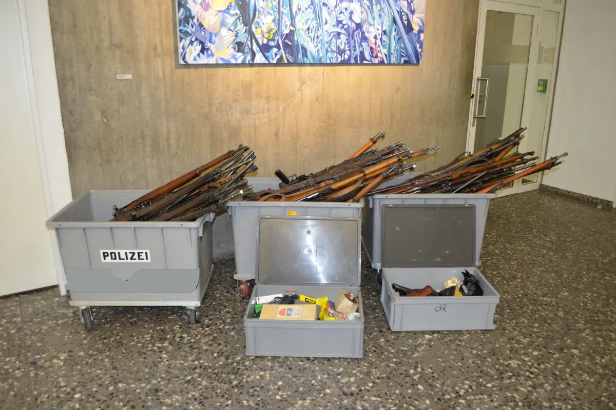 Graubünden - Gratis Waffen und Munition abgeben