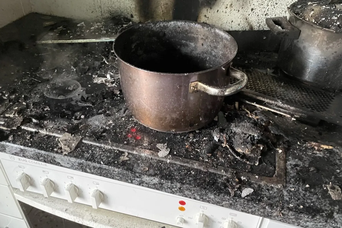 Reinach BL - Brennende Pfanne erfordert Feuerwehreinsatz – auch Katze konnte gerettet werden
