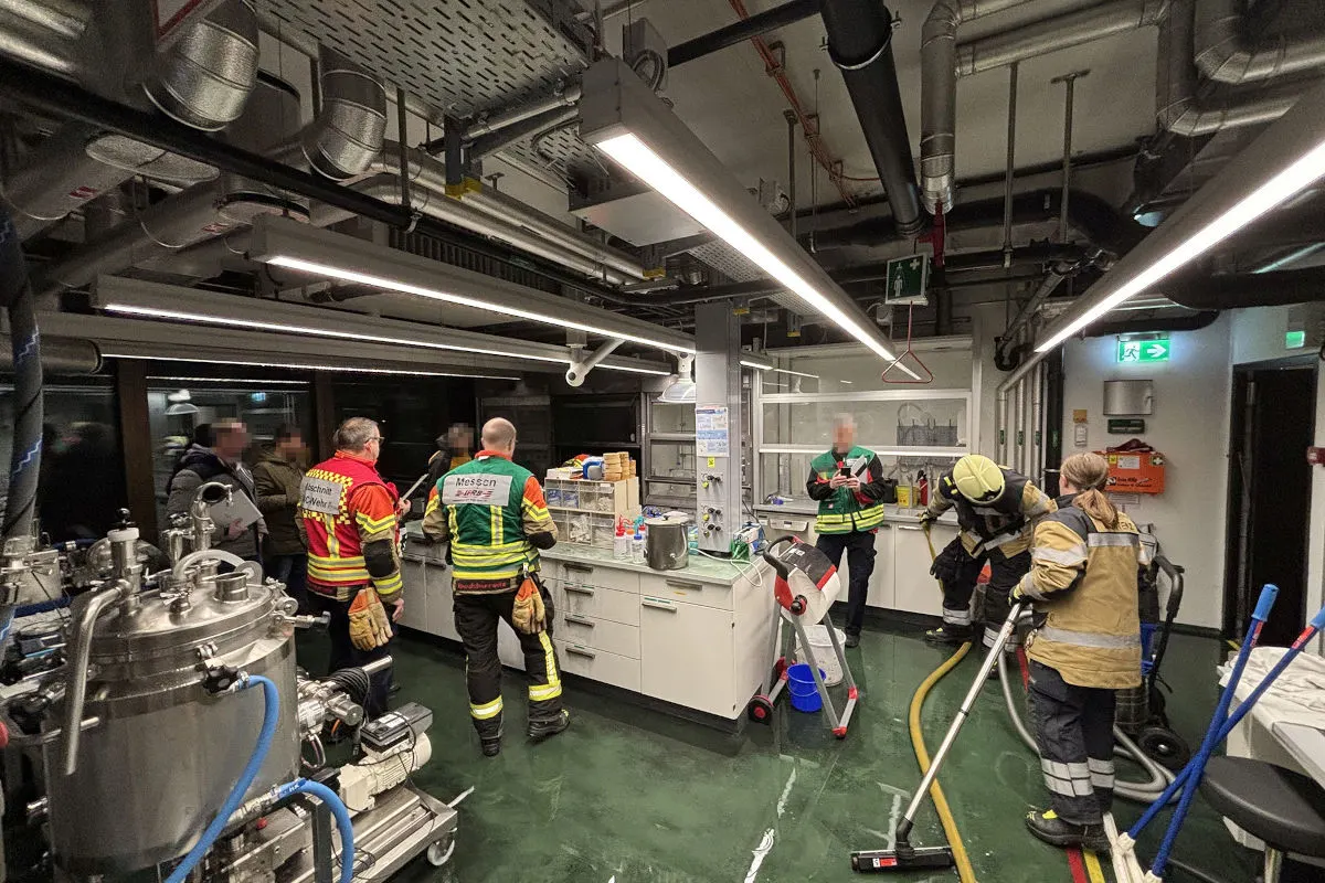 Muttenz BL – Brand in Chemielabor der Fachhochschule