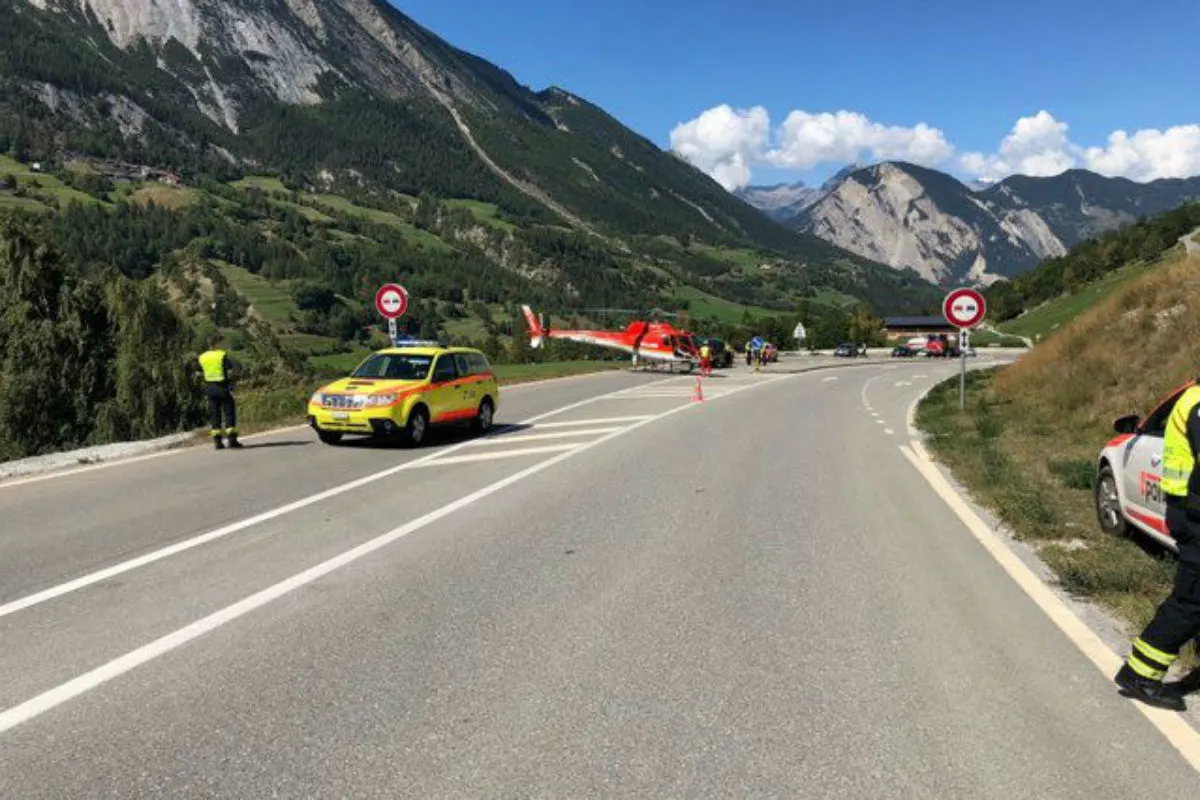 Orsières VS - Verkehrsunfall – eine Person verstorben