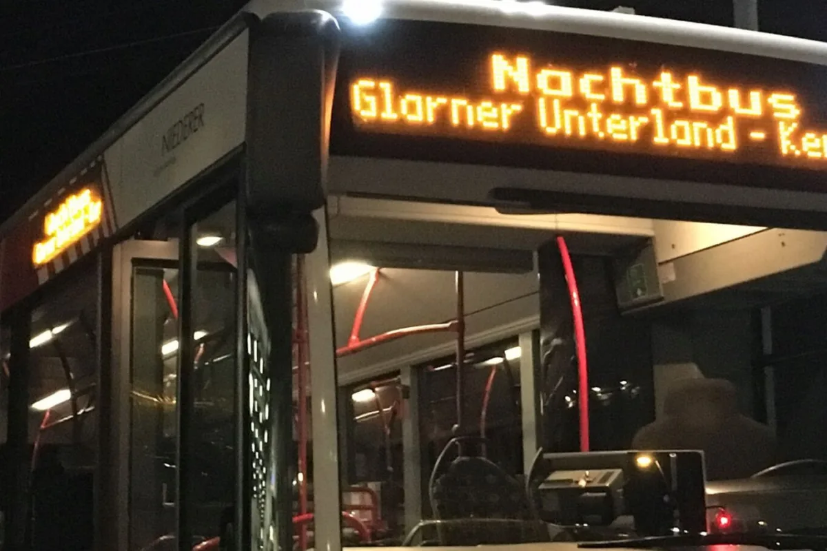 Coronavirus - Glarner Nachtbus wird vorläufig eingestellt