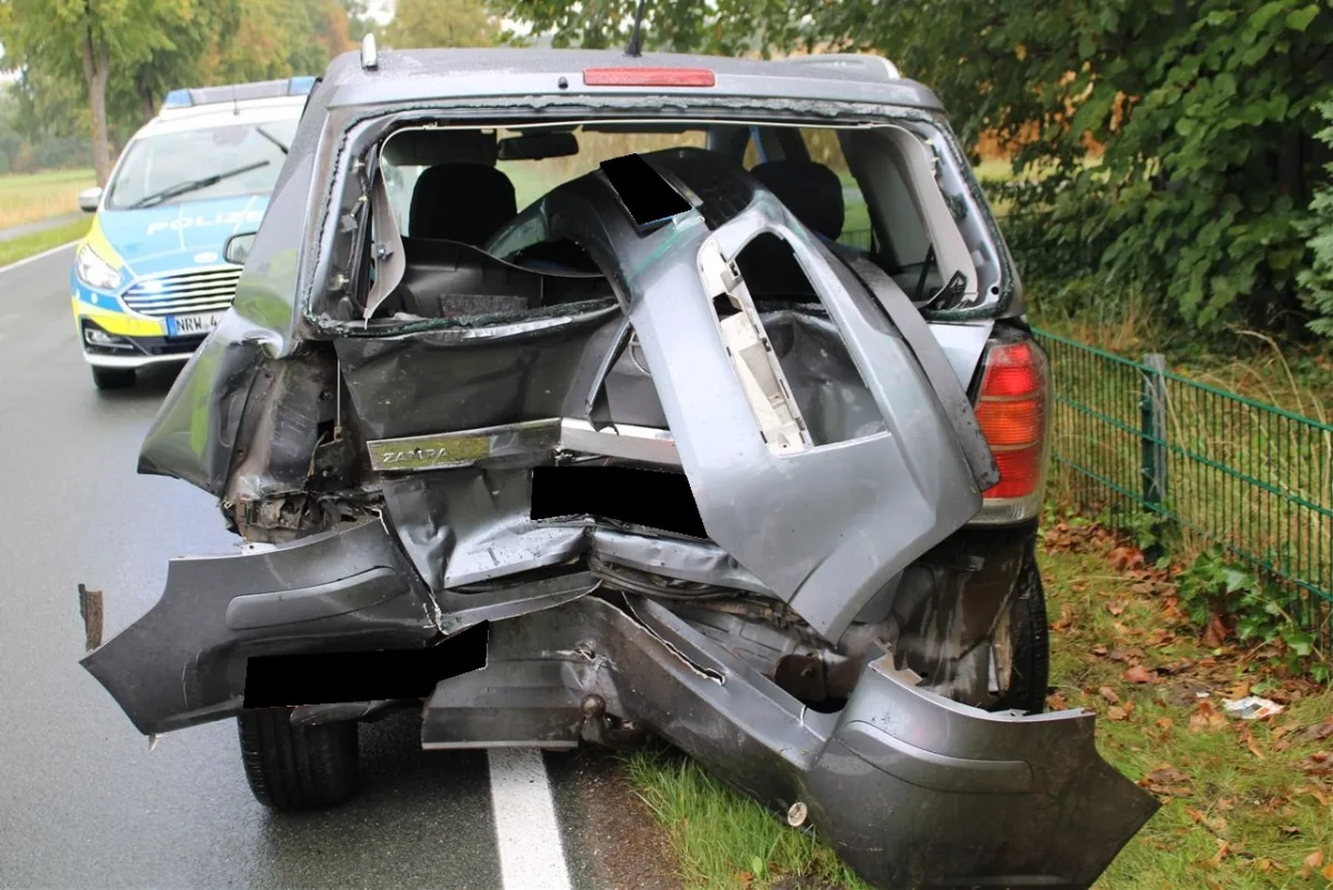 Espelkamp – Zwei Autos haben nach Unfall nur noch Schrottwert