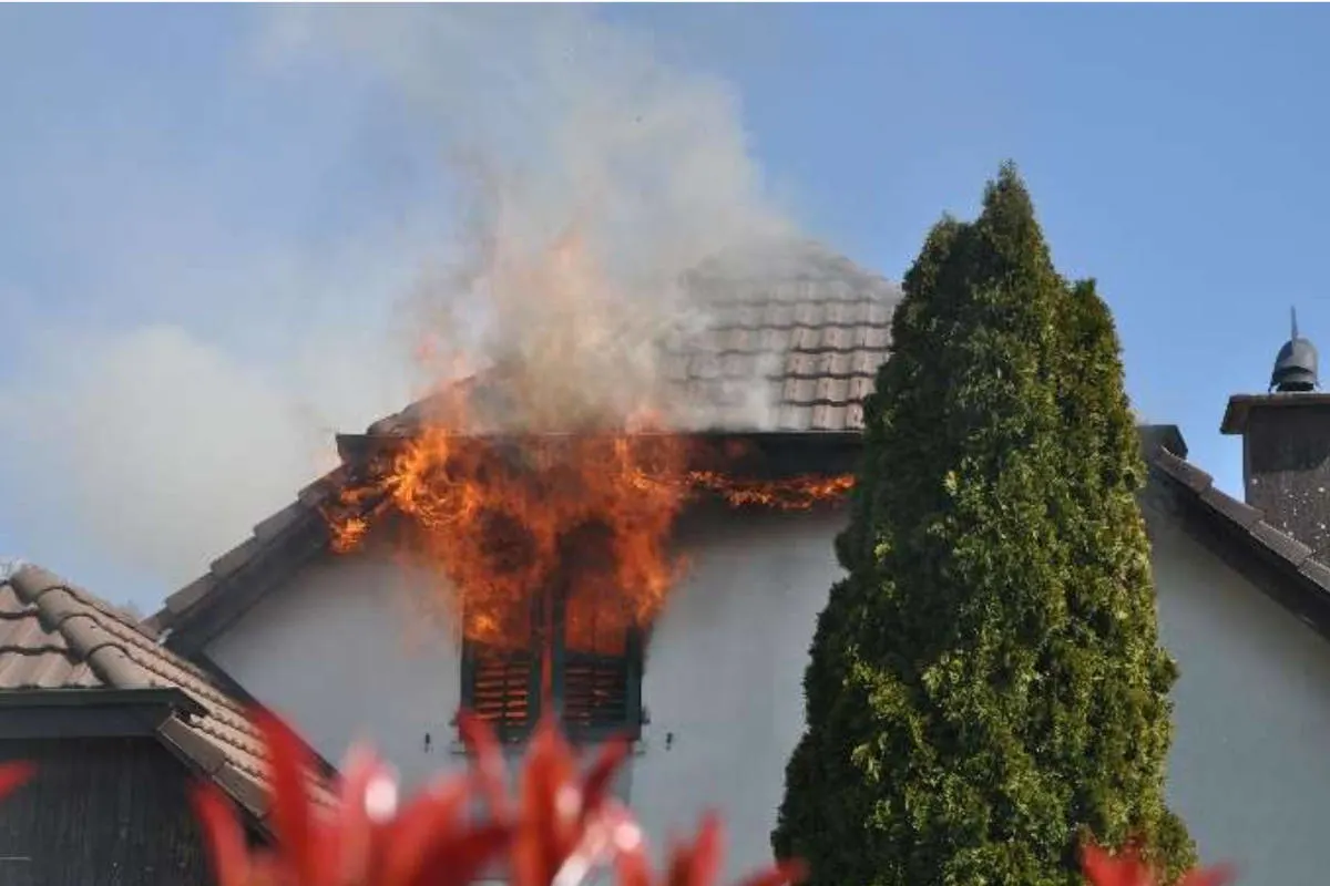 Lohn-Ammannsegg SO – Brand in einem Einfamilienhaus 