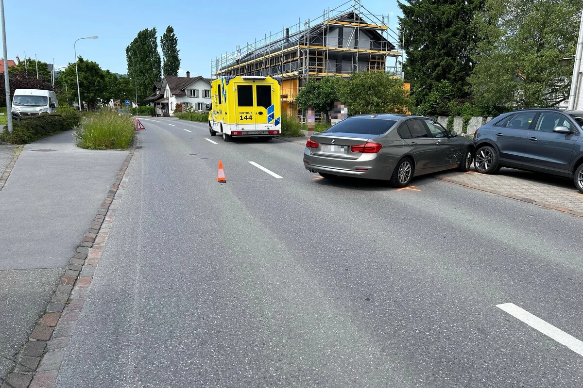 Widnau SG -  Lernfahrerin verursacht Unfall mit einem verletzten Kind 