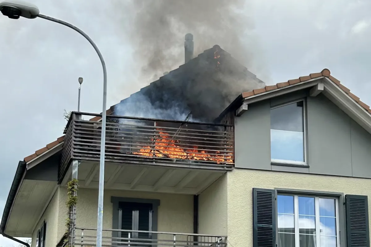 Münsingen BE - Brandursache bleibt ungeklärt