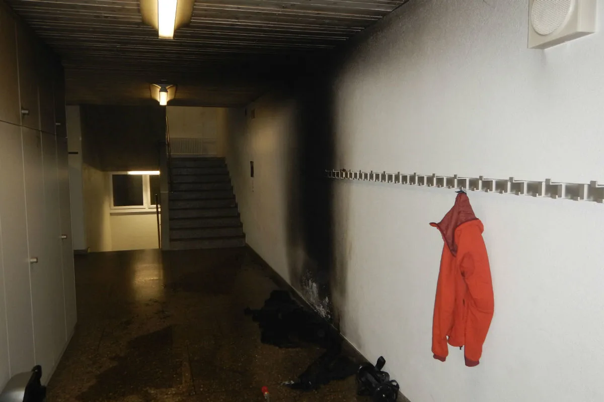 Frauenfeld TG - Brand in Schulgebäude wegen Feuerwerkskörper!