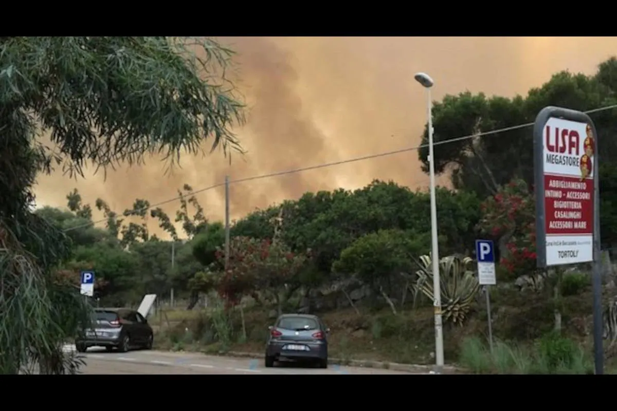 Grossbrand  auf Sardinien