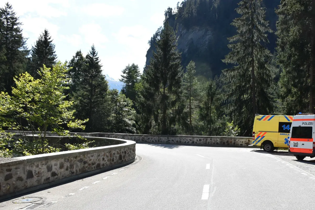 Zillis-Reischen GR - Selbstunfall mit Fahrrad