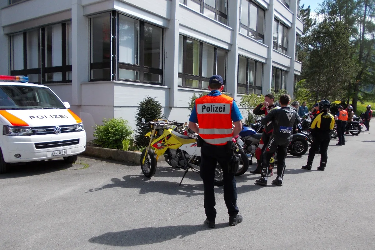 Gais/Urnäsch: Motorradkontrollen an Auffahrt