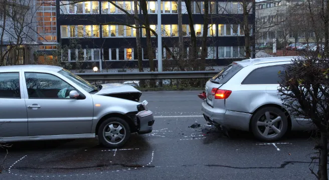 Auffahrcrash mit Verletzten in St. Gallen