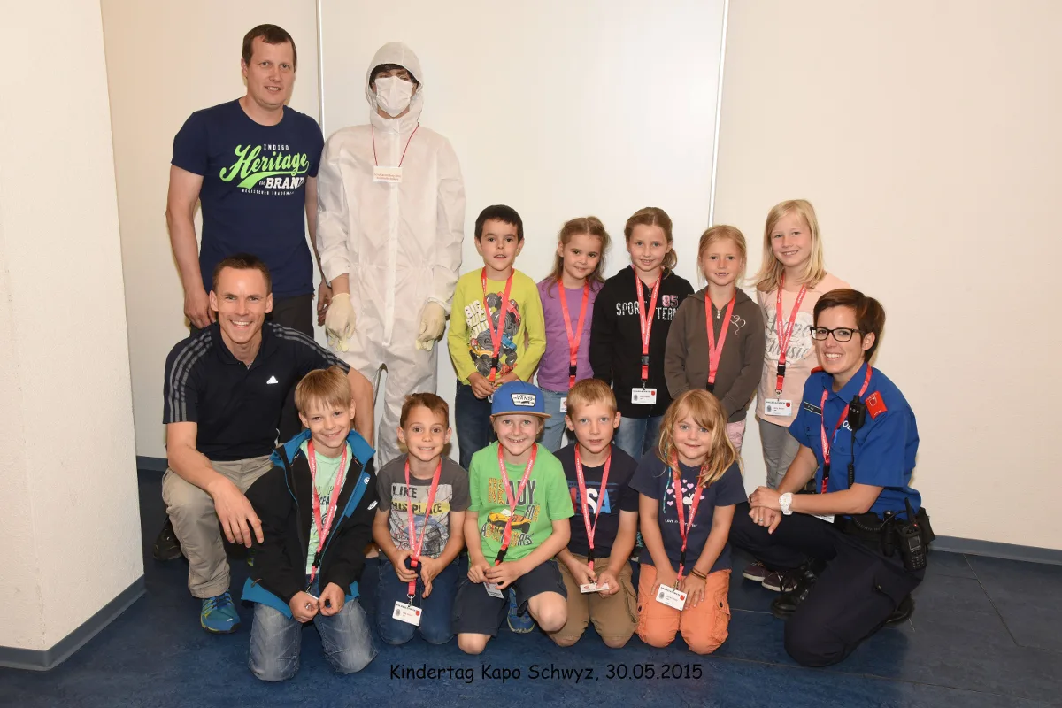 Erfolgreicher Kindertag 2015 der Kapo Schwyz