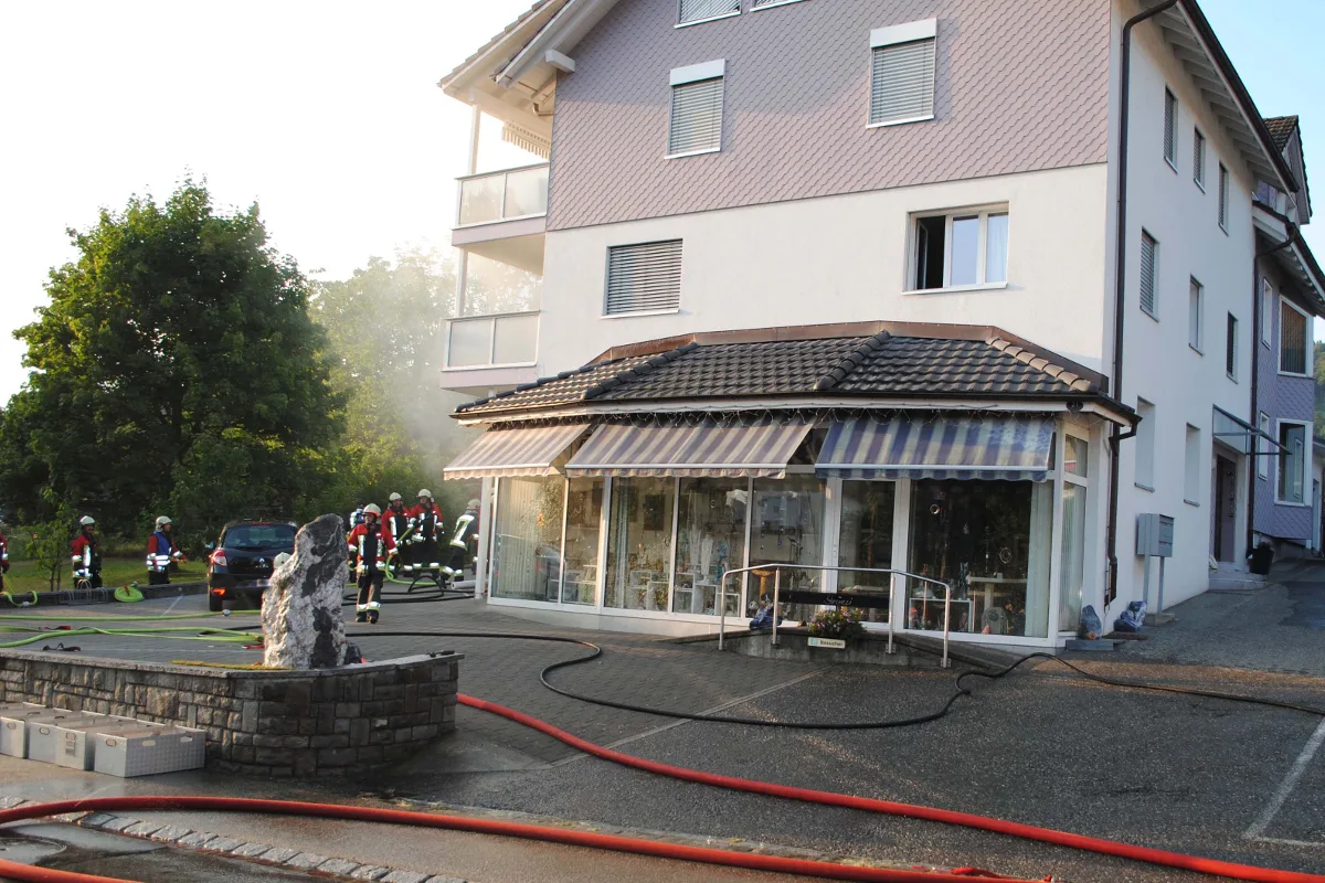 Dagmersellen: Brand in Keller von Mehrfamilienhaus