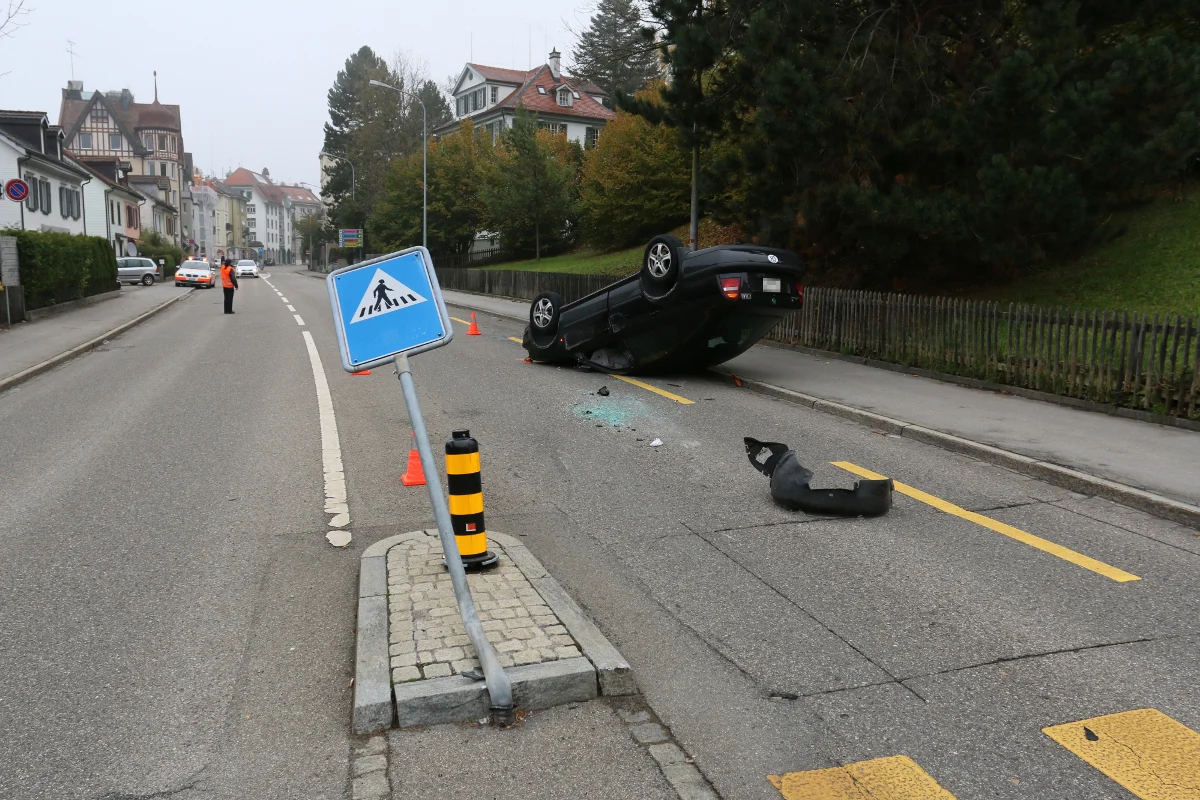 In St. Gallen auf dem Dach gelandet