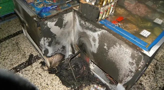 In St. Gallen Feuer wegen Kabelrolle