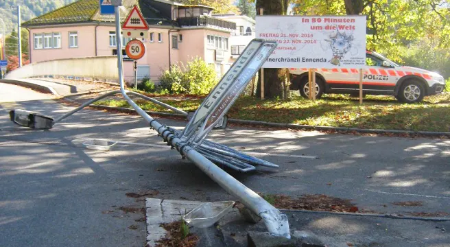Selbstunfall in Glarus