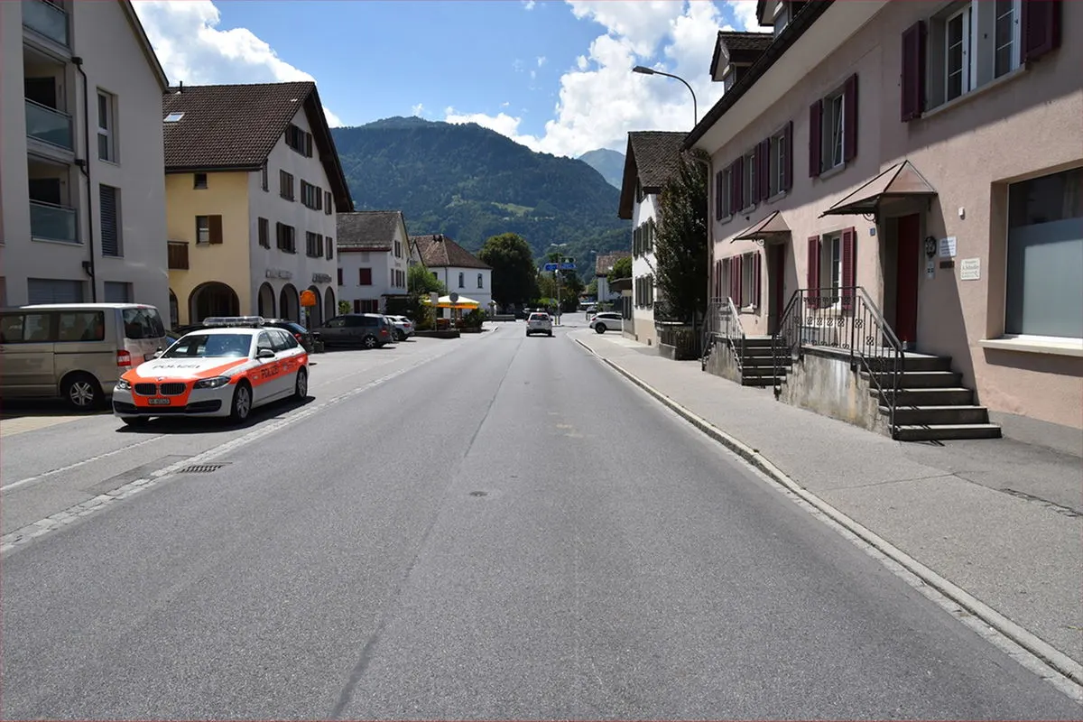 Maienfeld GR - Verletzter Fahrradfahrer nach Kollision