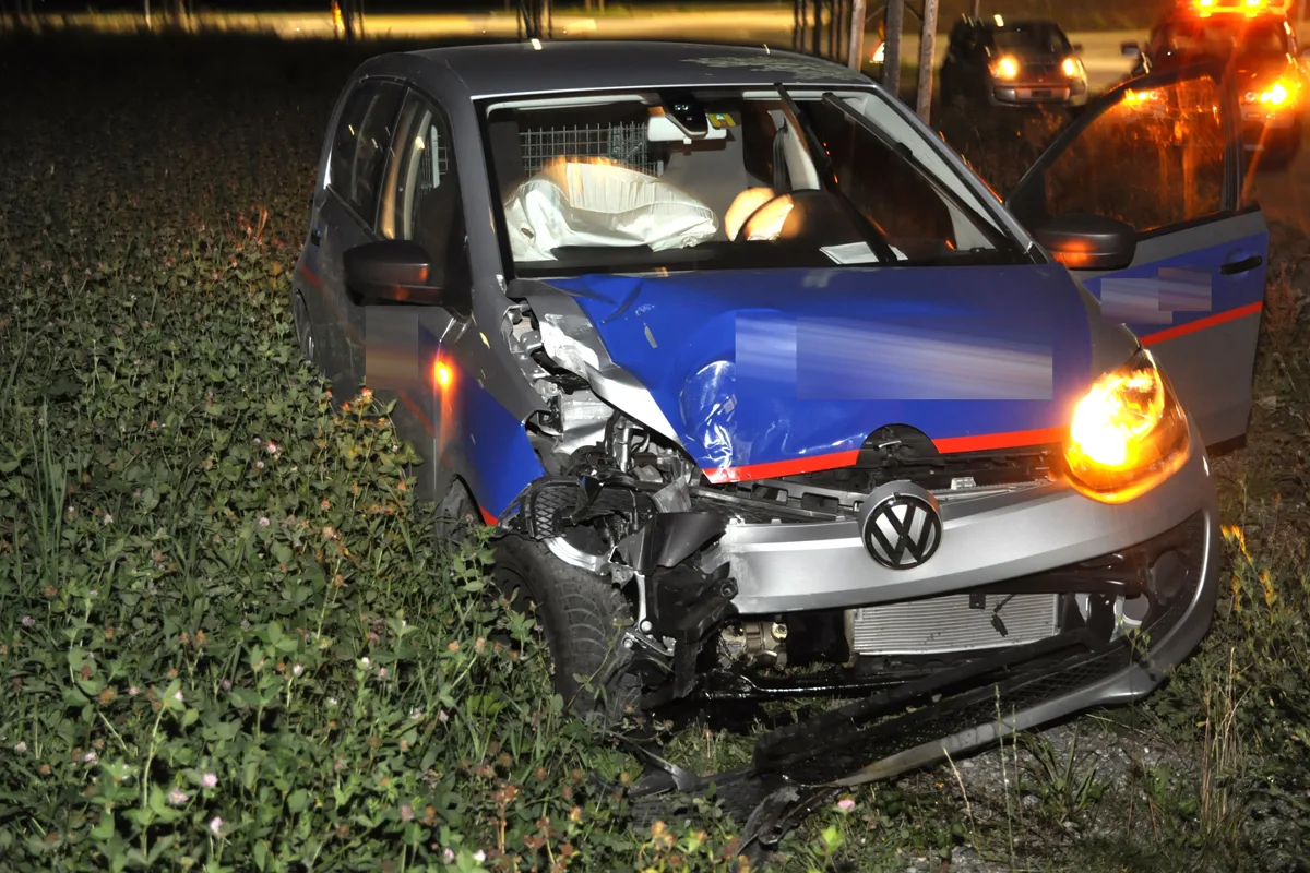 Selbstunfall aufgrund Sekundenschlaf in Schaan