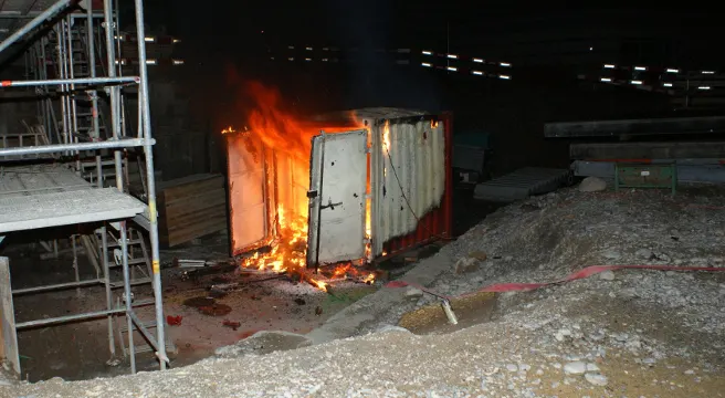 Brand auf Winterthurer Baustelle