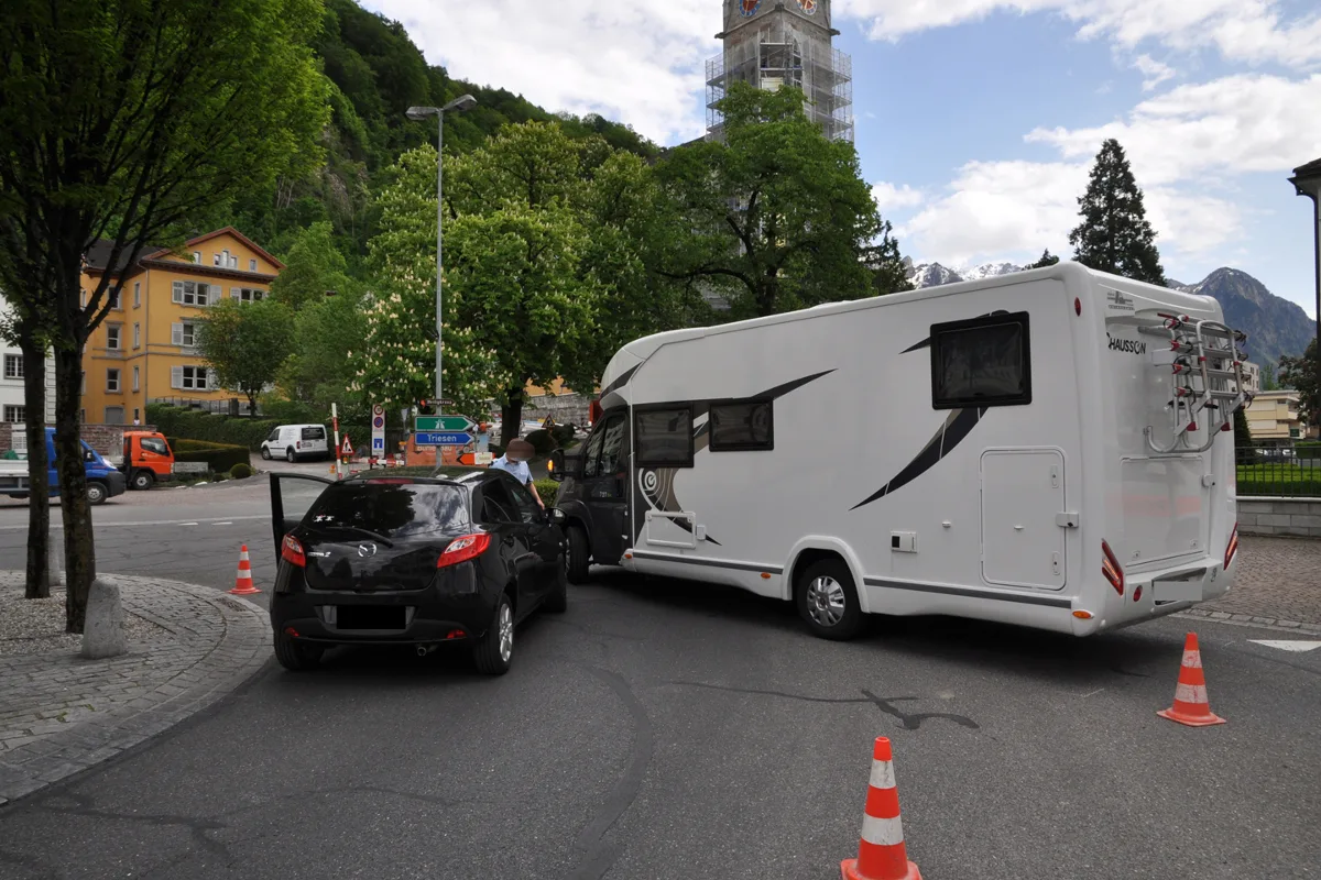 Drei Verkehrsunfälle in Liechtenstein