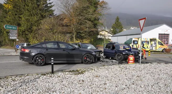 Oensingen: Drei Autos in VU verwickelt