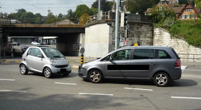 In Schaffhausen frontal kollidiert