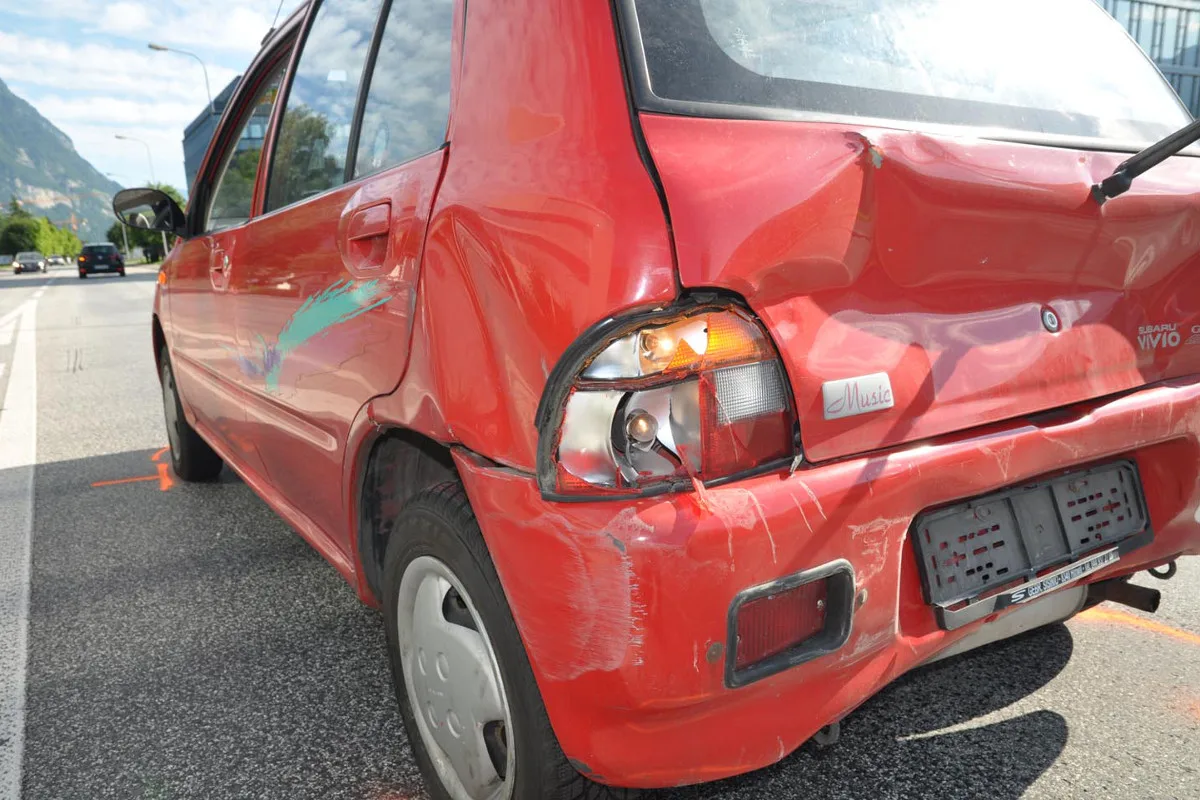 Auffahrcrash in Triesen
