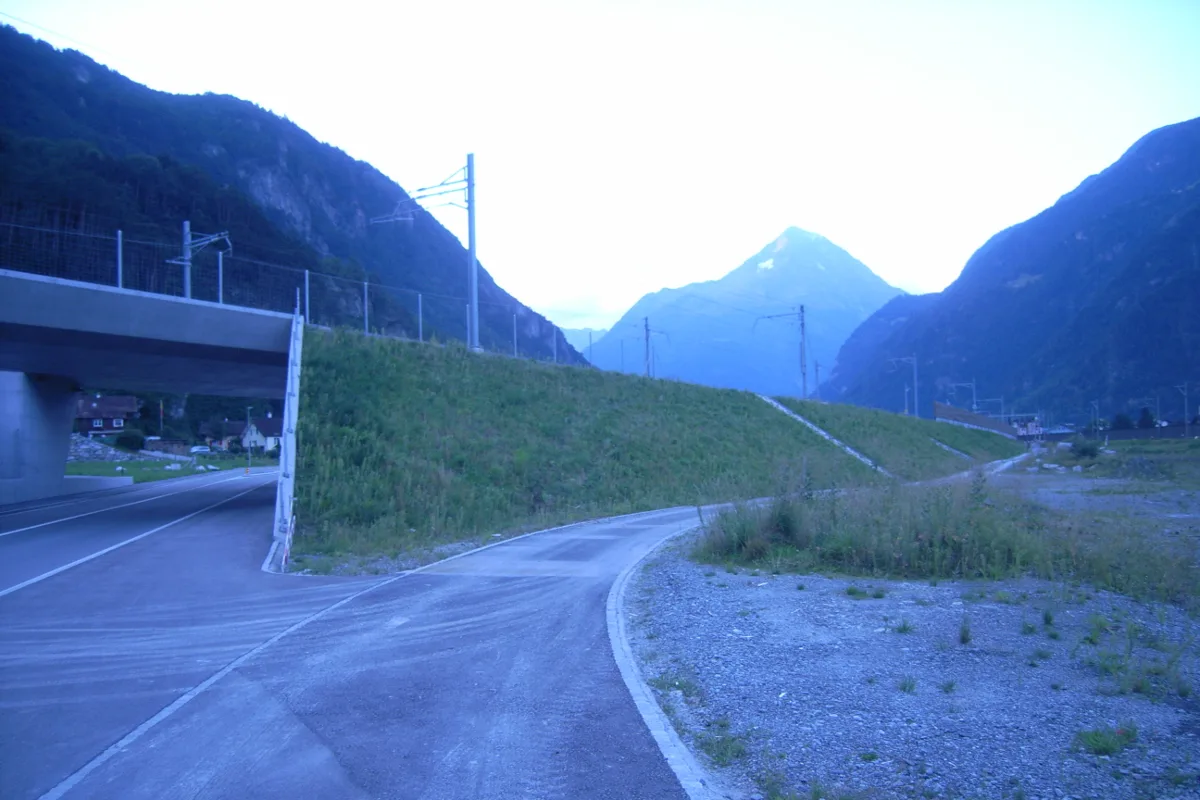 In Erstfeld von der Strasse abgekommen