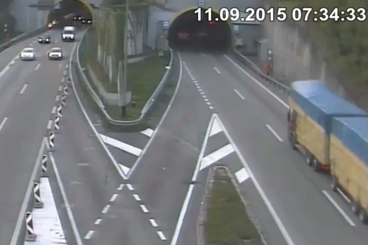 Spektakulärer Verkehrsunfall bei Hersberg