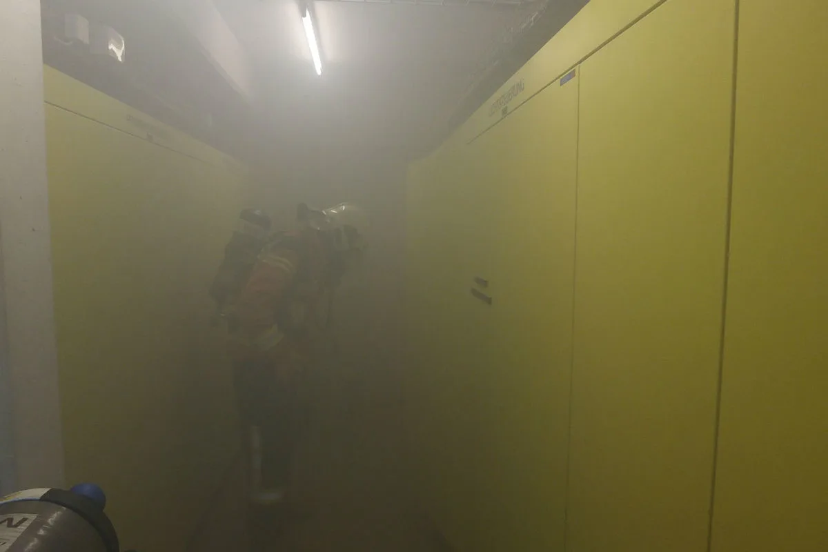 Mottbrand in Bad Ragazer Sicherungskasten