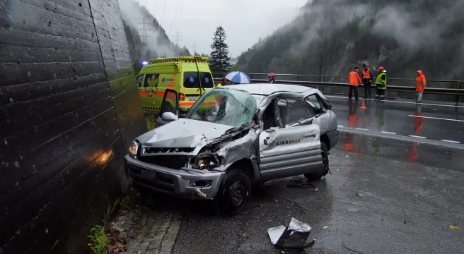 Schwerverletzter nach Verkehrsunfall in Sils im Domleschg