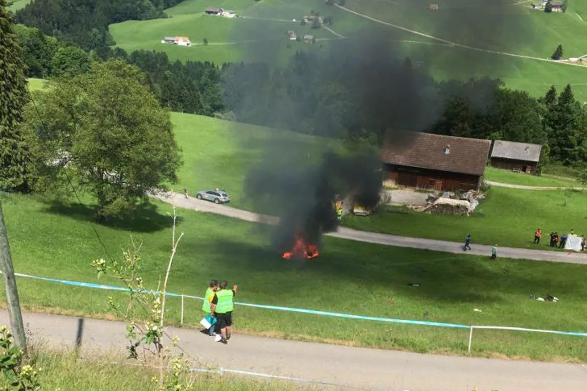 Hemberg SG - Verletzter bei Bergrennen