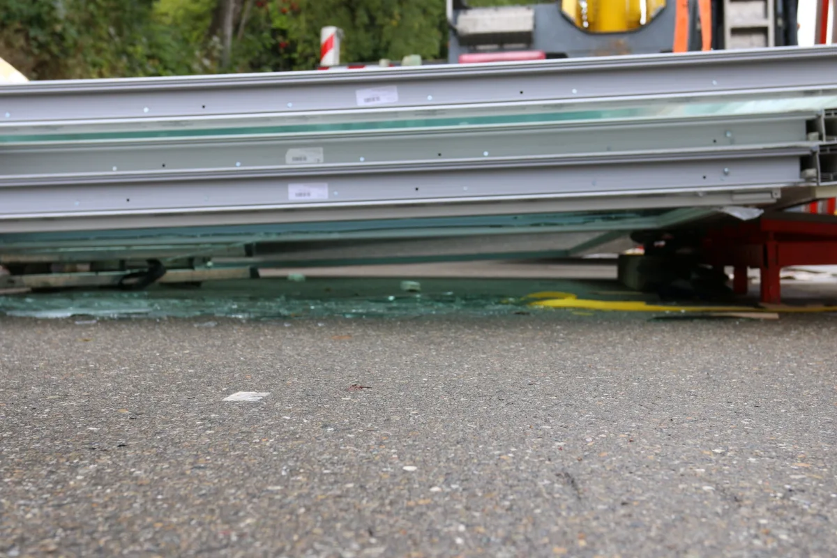 Weimar TH - Schlimmer Porsche-Crash auf der A4