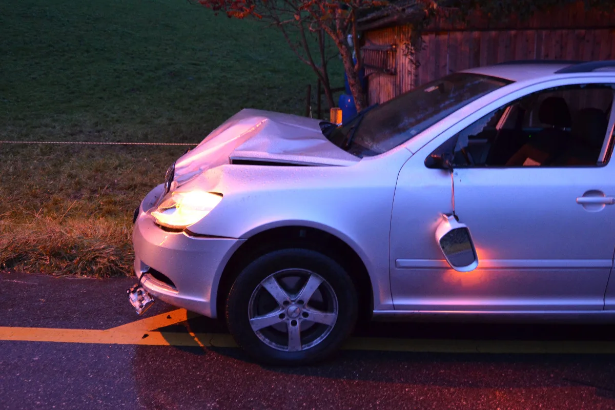 Herisau AR - Autofahrerin stösst mit Rind zusammen