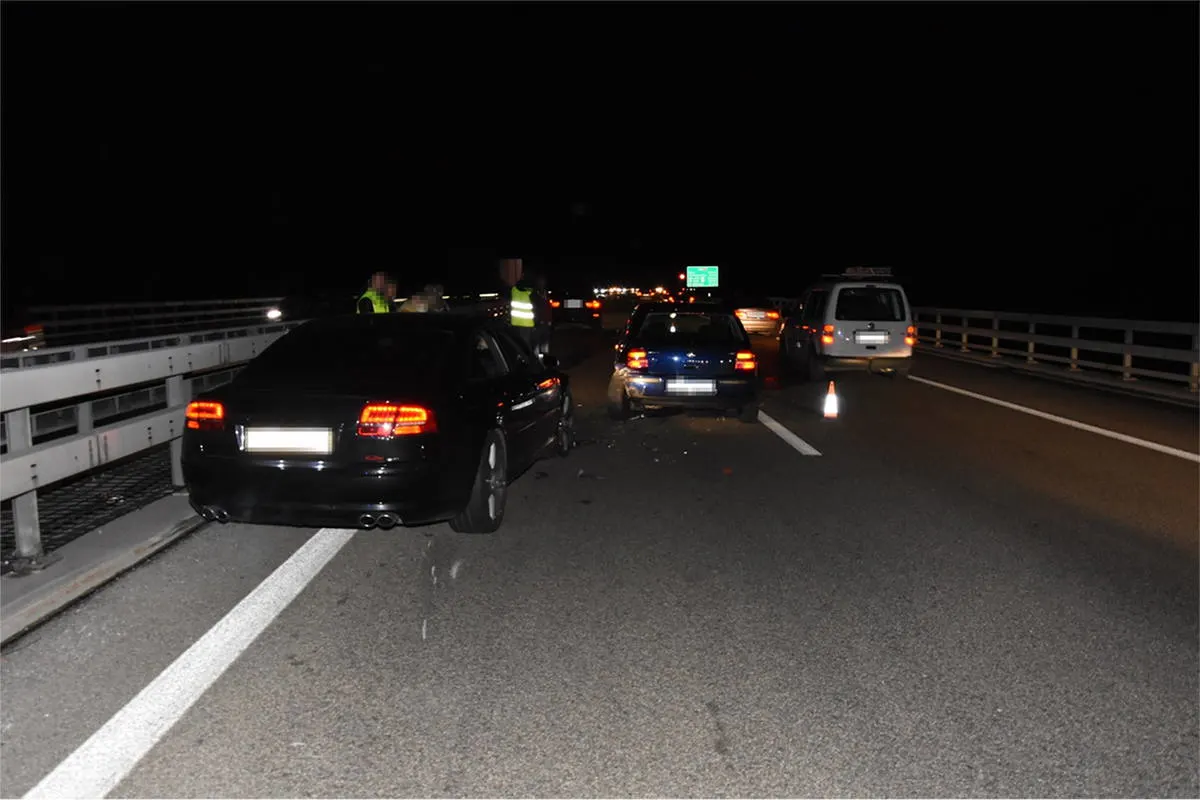 Mörschwil SG - Auffahrunfall mit vier Autos