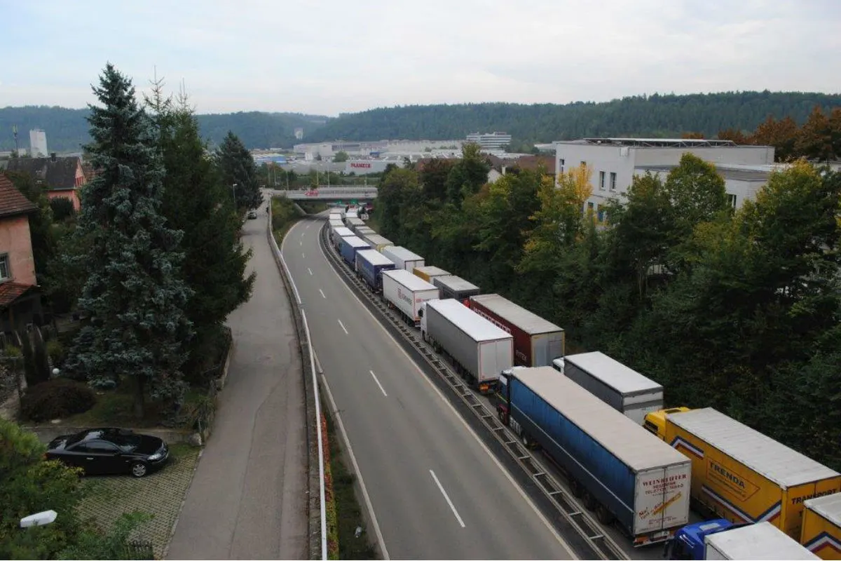 Schaffhausen/Thayngen/Bargen SH - Warteräume für den Schwerverkehr