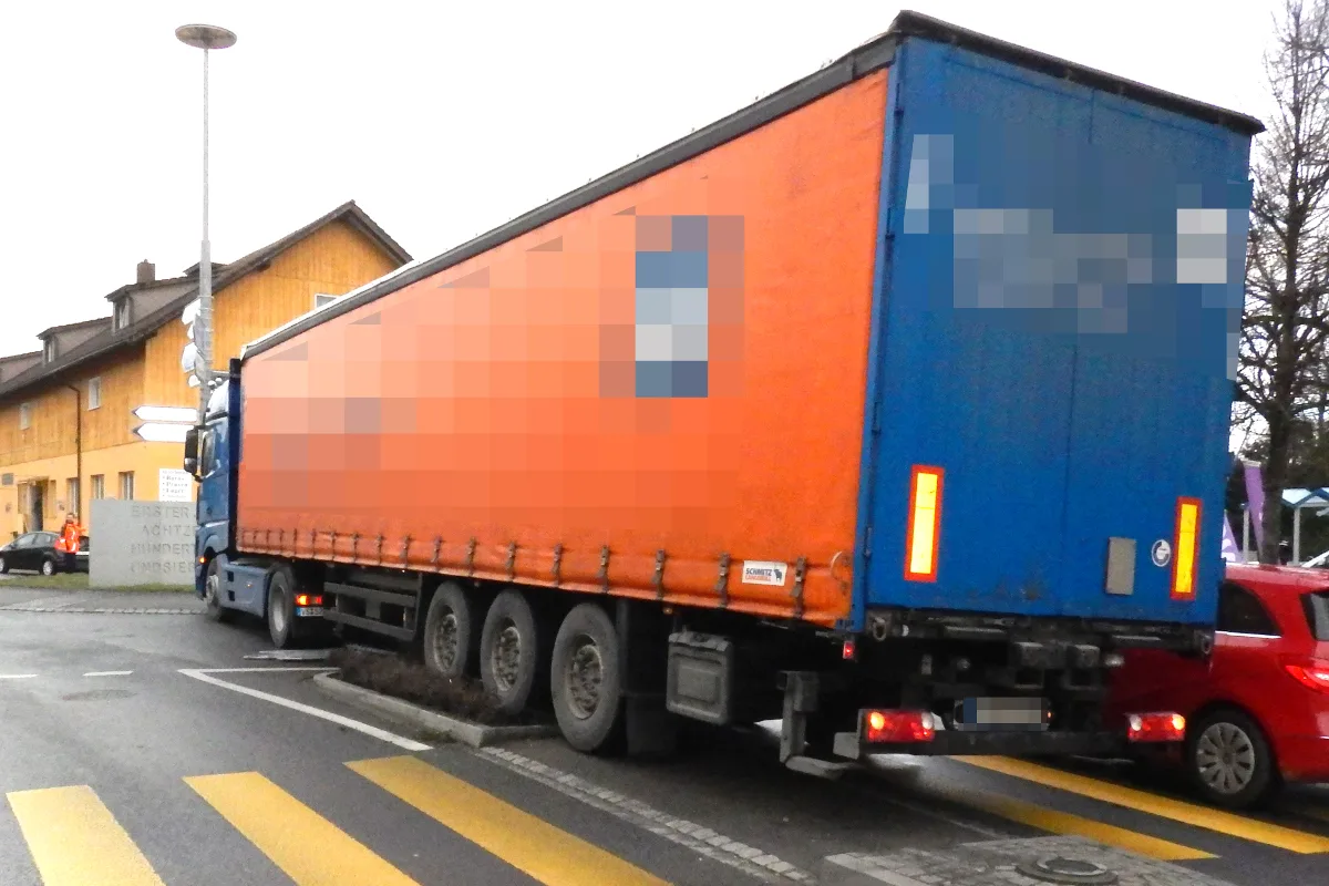 In Kreuzlingen mit Lastwagen verunglückt