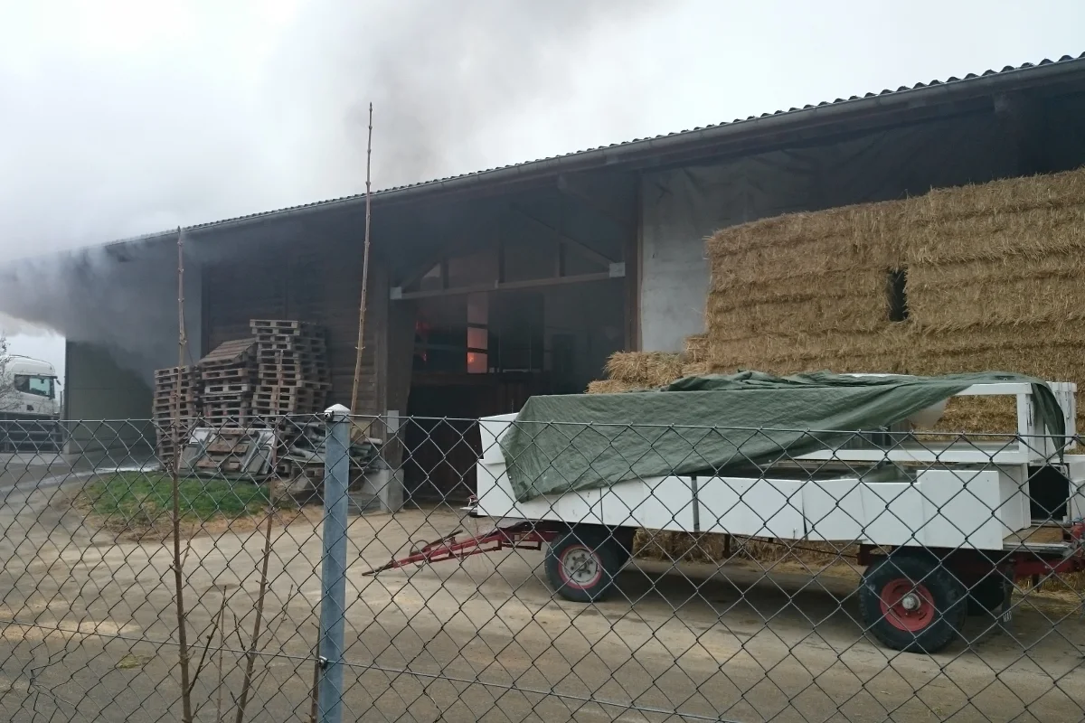 Feuer in Brunegger Einstellhalle