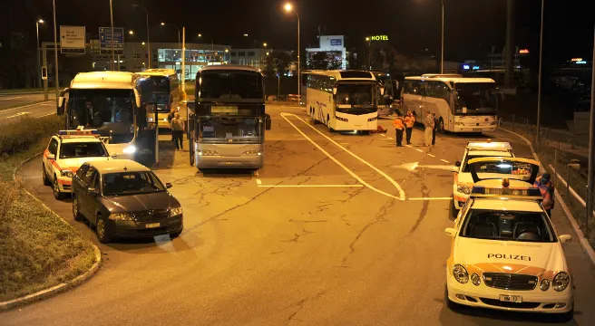 Reisecars in Stans aus dem Verkehr gezogen
