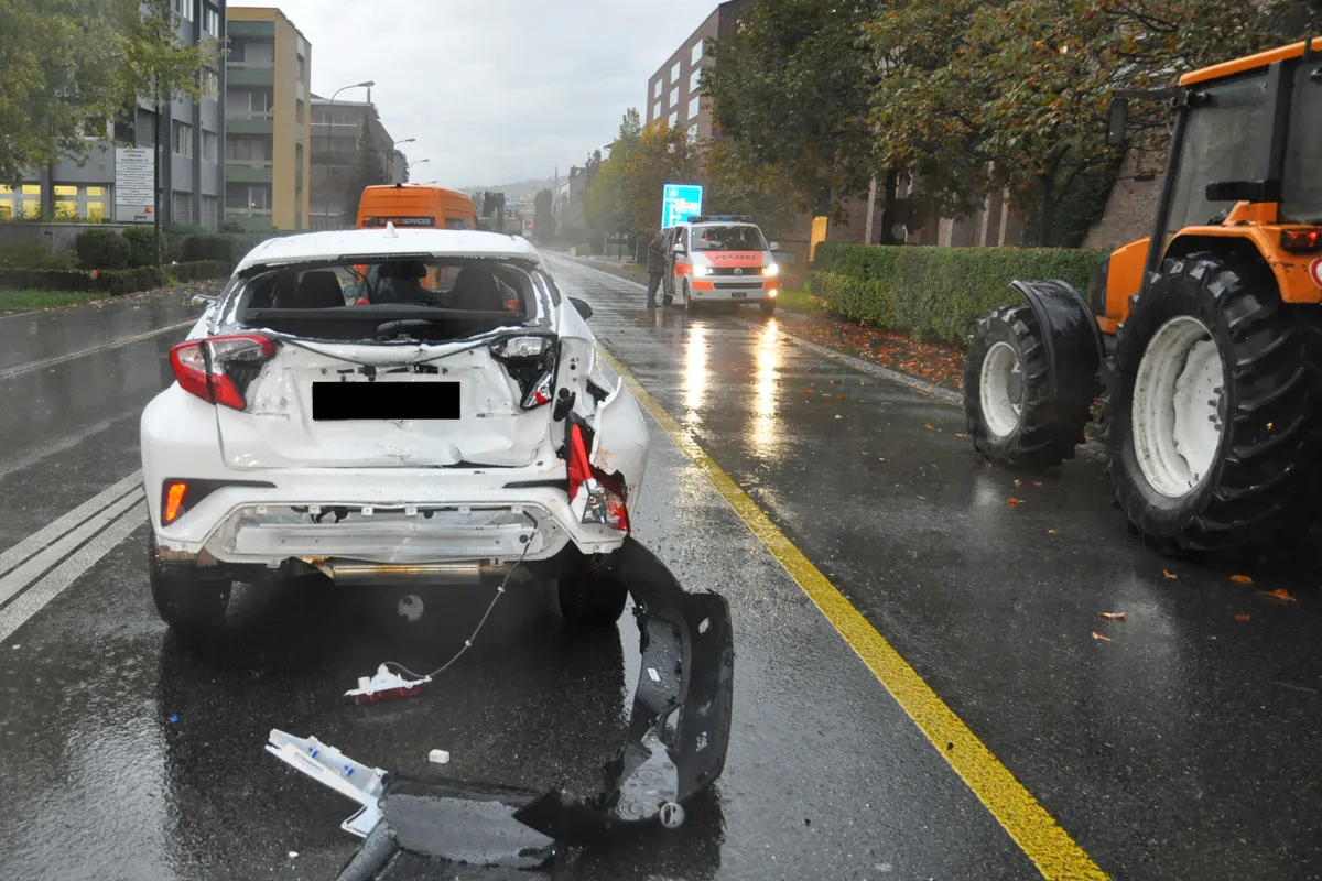 Liechtenstein FL - Fünf Verkehrsunfälle zu Wochenbeginn