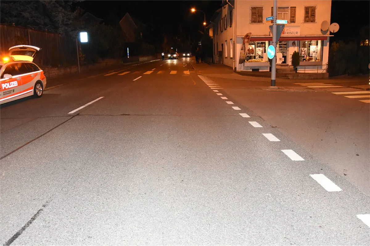 Buchs SG - Kollision zwischen Auto und Kind