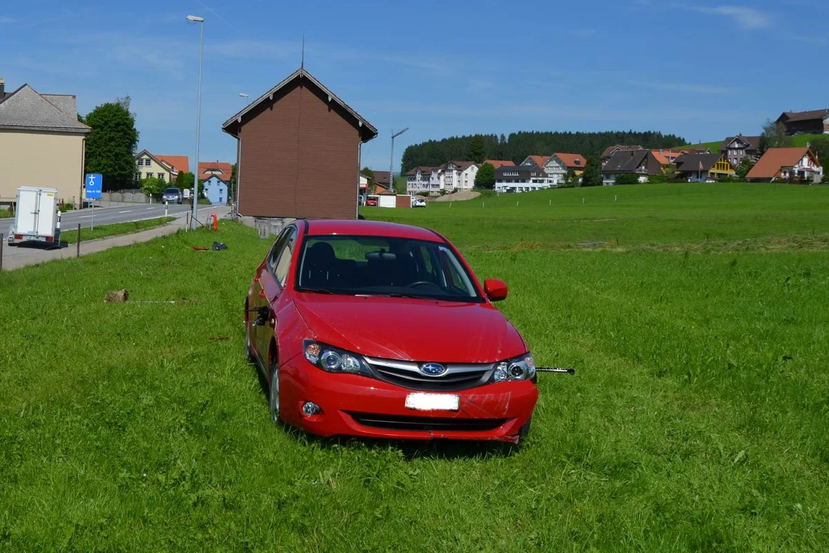 Selbstunfall in Hundwil