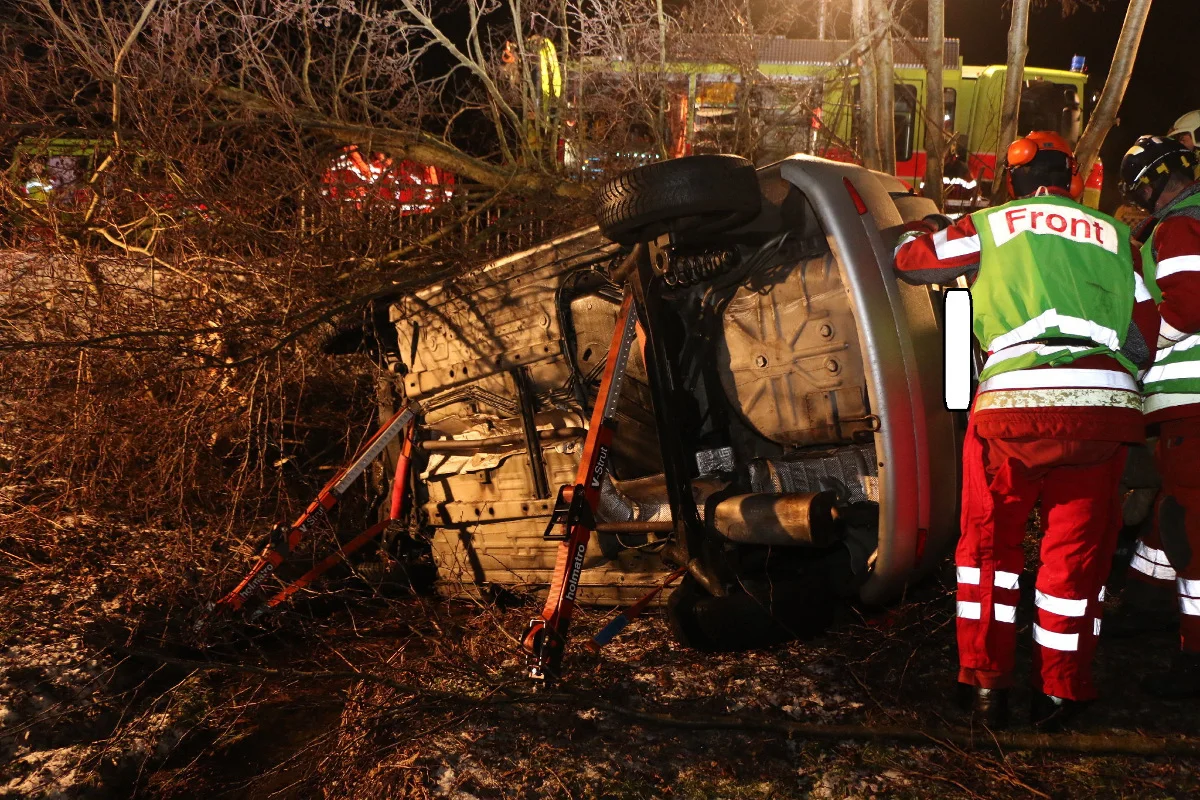 Rickenbach ZH - Schwerverletzte nach Alleinunfall