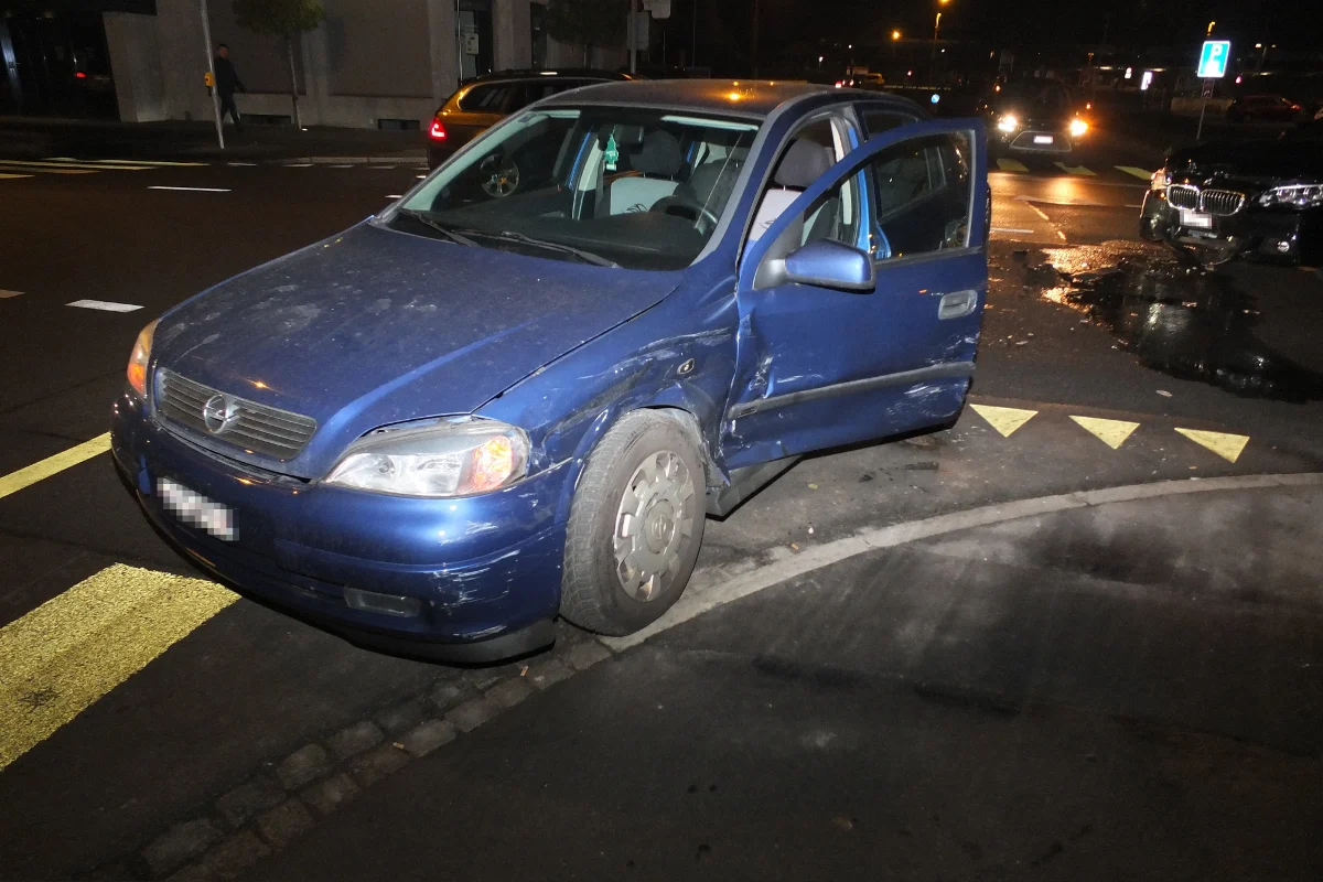 Heerbrugg SG - Zusammenstoss an Kreuzung