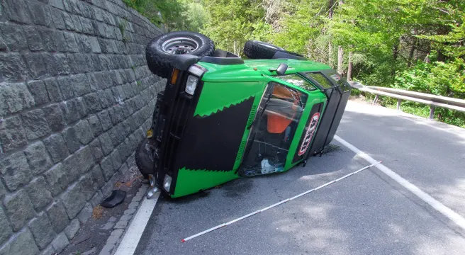 Alleincrash in Bonaduz