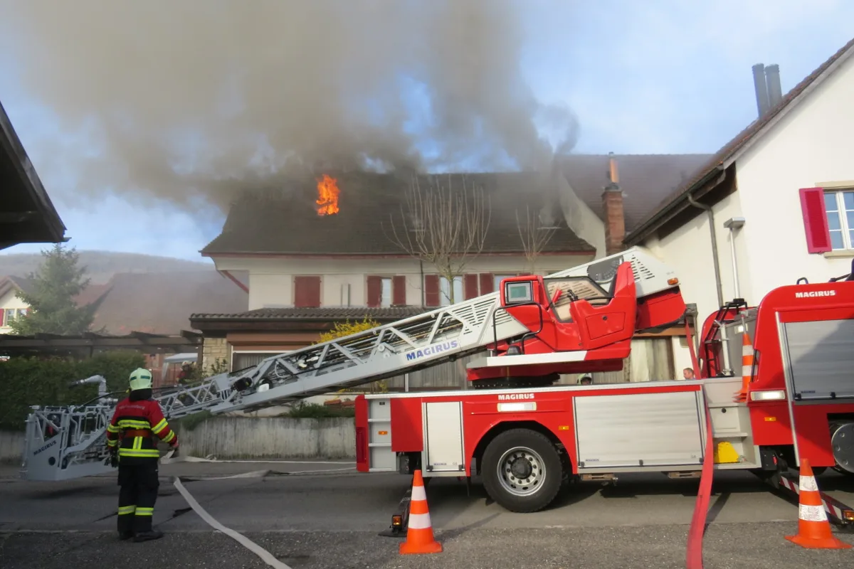 Möriken AG - Kosovare (20) legt Brand in Gasthof - Festnahme