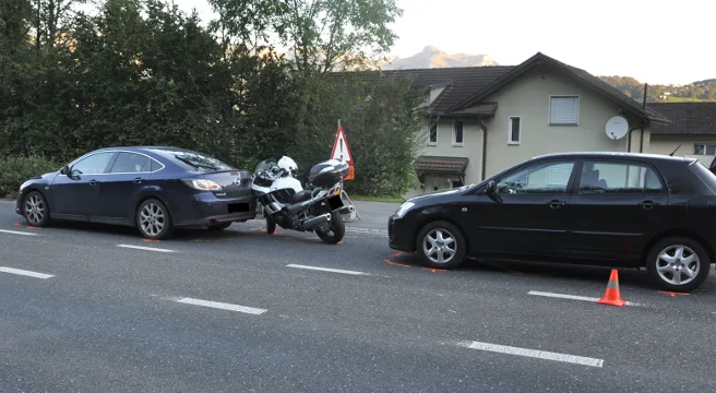Auffahrcrash in Schaanwald